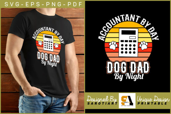 Accountant by Day Dog by Night T‑Shirt