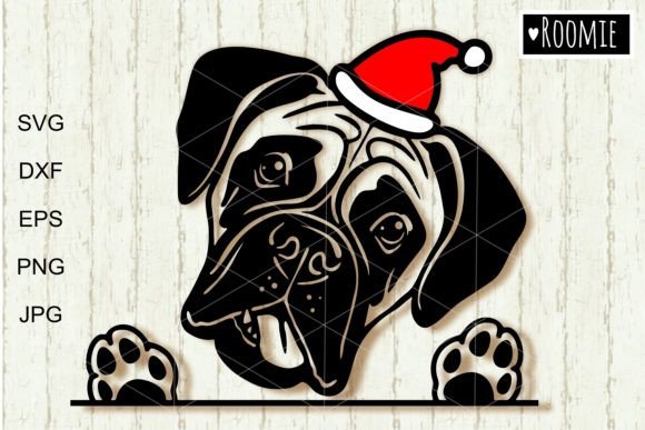 Christmas Boxer with Santa Hat SVG: Hands-On Review