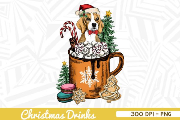 Christmas Drinks Cute Dog Sublimation Review