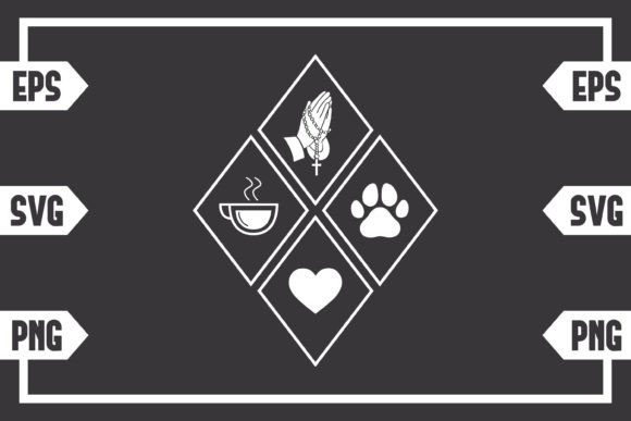 Coffee Jesus Heart and Dog Paw Design Review