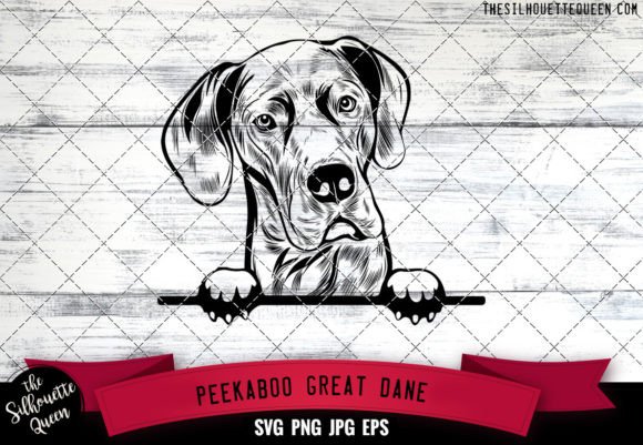 Great Dane Peekaboo Dog Face Design Review