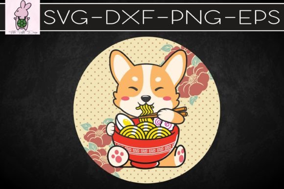 Kawaii Ramen Cute Anime Dog Corgi Design Review