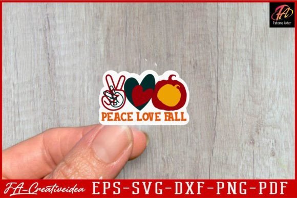 Peace Love Fall Stickers Svg Design: A Designer's Review