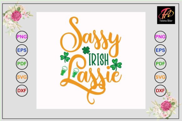 Sassy-irish-lassie SVG T-shirt Design Review