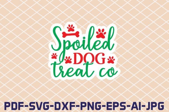 Spoiled Dog Treat Co Stickers Design Review
